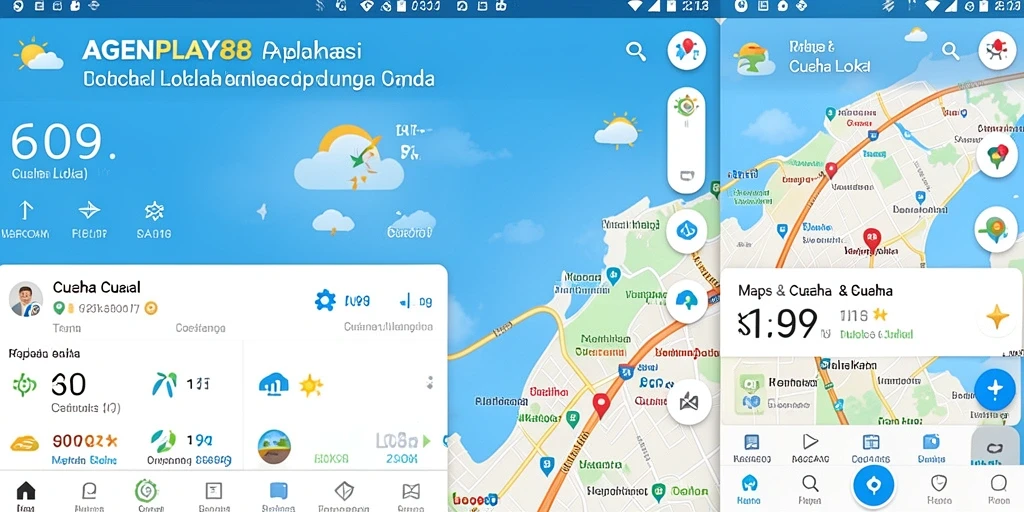 Antarmuka AGENPLAY88 yang ramah pengguna untuk cuaca lokal.