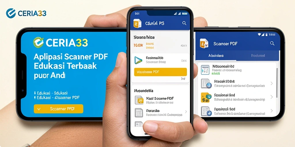 Tampilan antarmuka aplikasi Scanner PDF CERIA33 yang user-friendly.