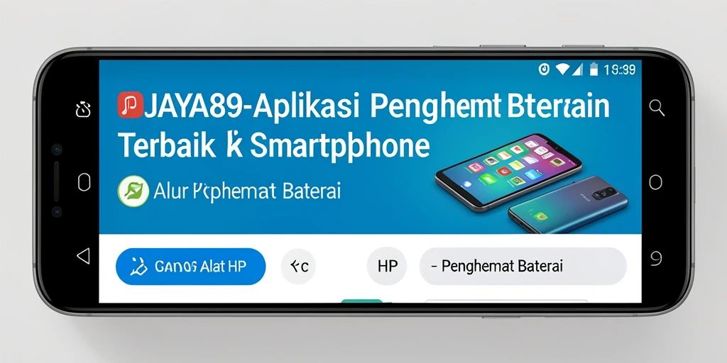 Tampilan antarmuka JAYA89 yang memudahkan pengelolaan baterai.