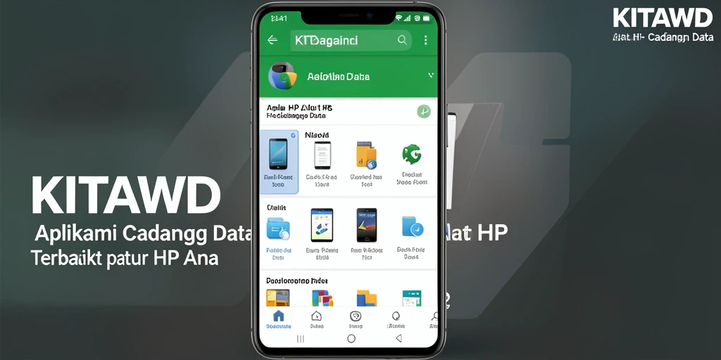 Tampilan antarmuka KITAWD yang sederhana dan fungsional.