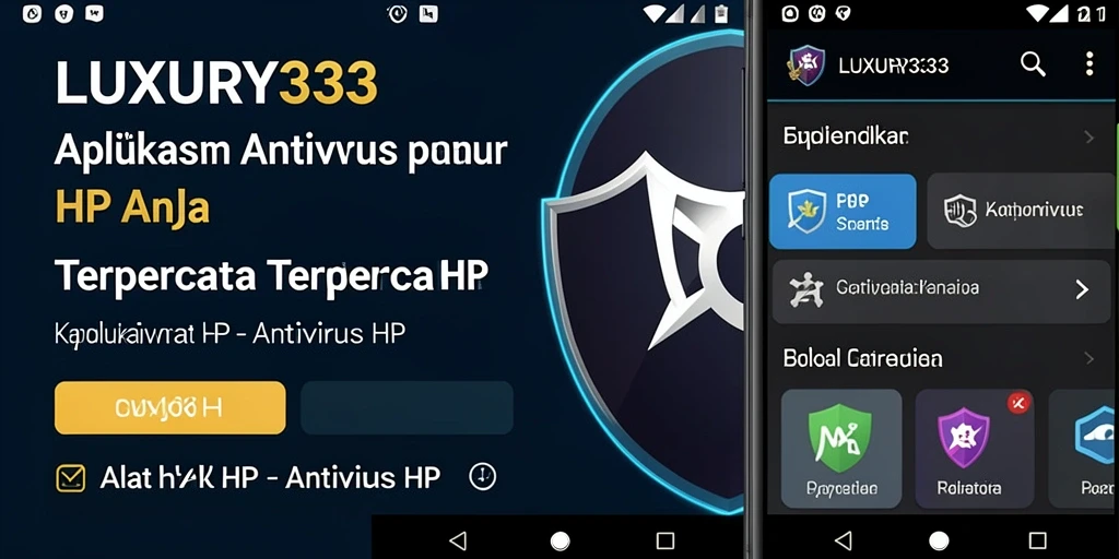Tampilan antarmuka LUXURY333 yang menarik dan mudah digunakan.