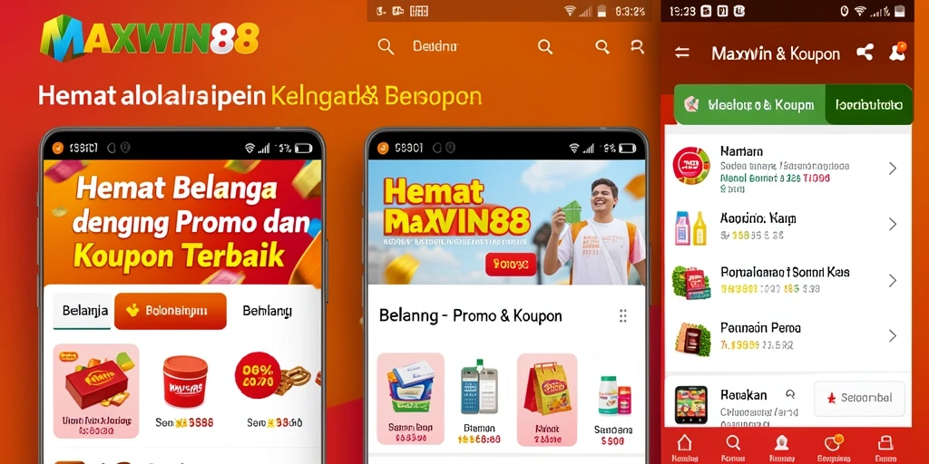 Antarmuka aplikasi MAXWIN88 yang user-friendly dan menarik.