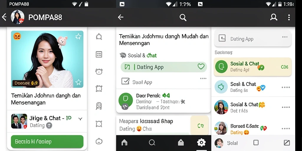Tampilan antarmuka POMPA88 yang menarik dan intuitif.