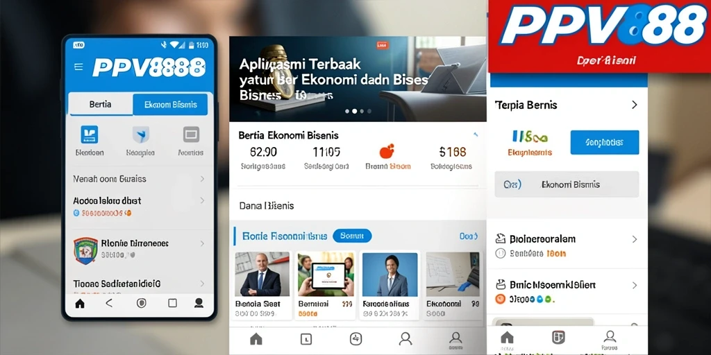 Tampilan antarmuka aplikasi PPV88 yang informatif dan menarik