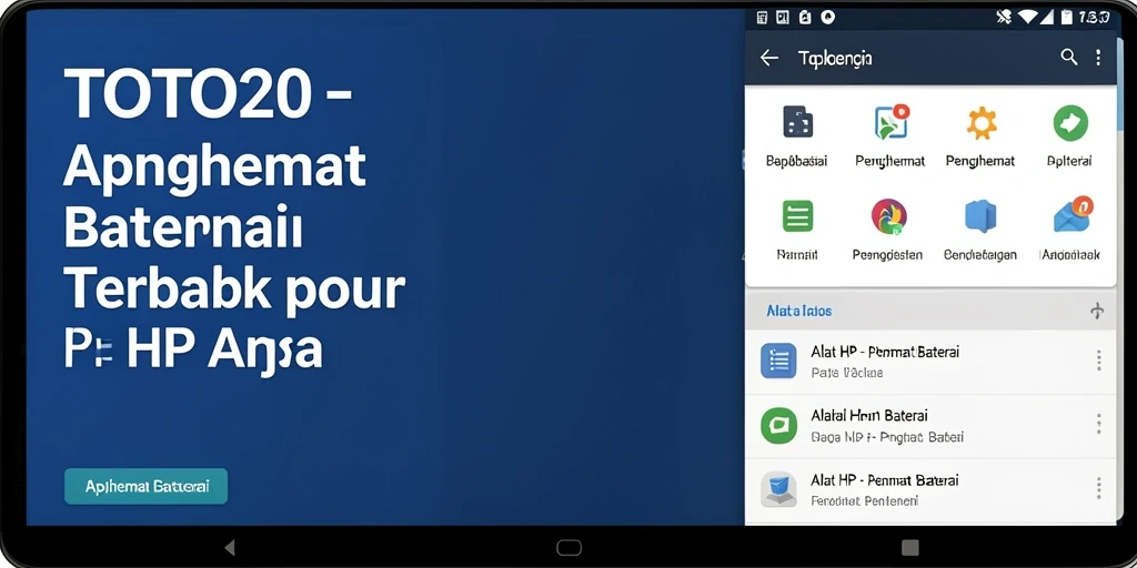 Tampilan antarmuka pengguna TOTO20 yang sederhana dan informatif.