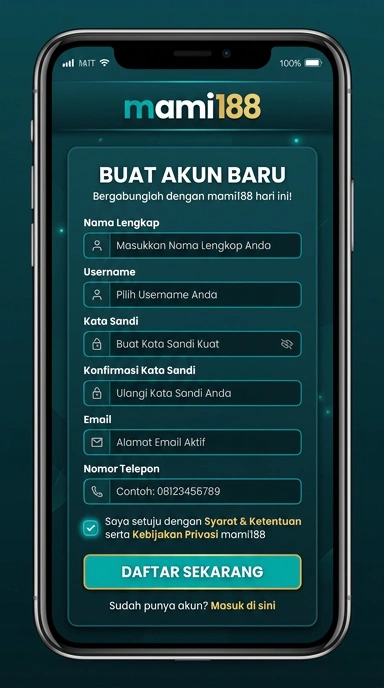 Panduan Membuat Akun Baru mami188 dengan Mudah